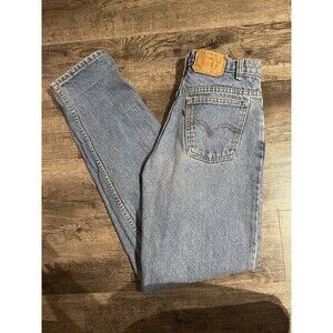 Vintage Levi’s 550 Orange Tab Student Jeans 29x32 USA 80s 90s Light Wash
